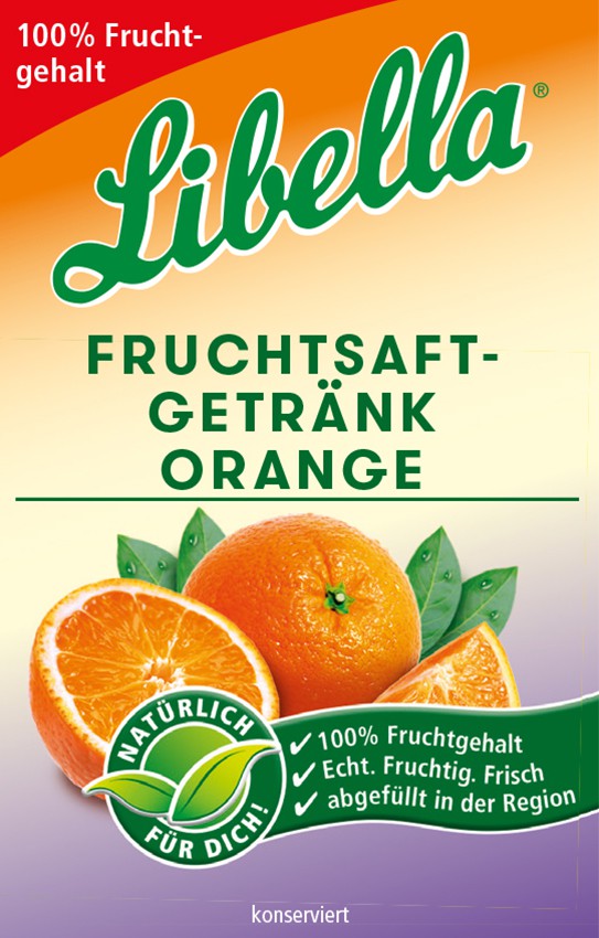 Libella Fruchsaftgetränk Orange Bag in Box Postmix