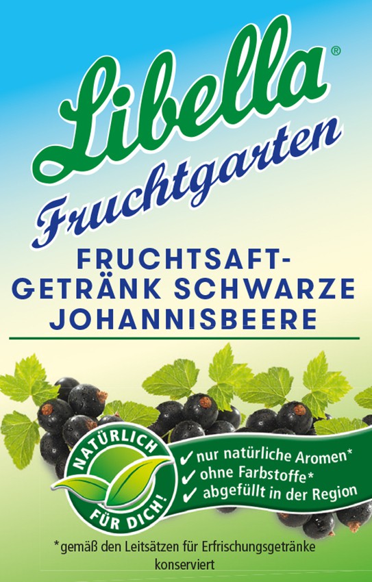 Libella Fruchtsaftgetränk Schwarze Johannisbere Bag in Box Postmix